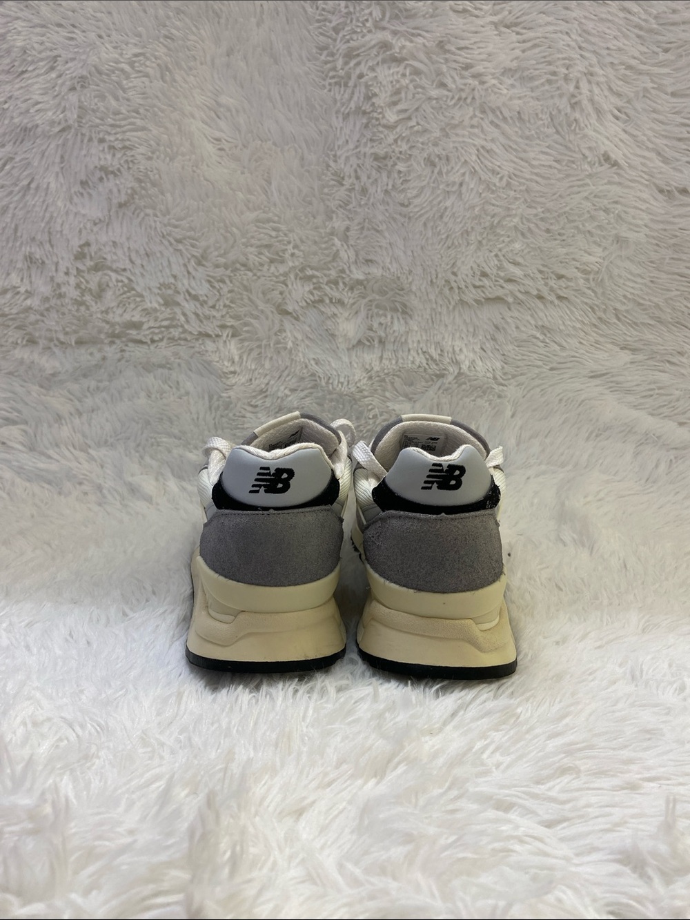 New Balance Gray, White & Black Men's 998 Suede Mesh Low Top Sneakers.Size-11.5 - Picture 5 of 11